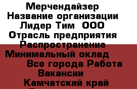 Мерчендайзер › Название организации ­ Лидер Тим, ООО › Отрасль предприятия ­ Распространение › Минимальный оклад ­ 20 000 - Все города Работа » Вакансии   . Камчатский край,Петропавловск-Камчатский г.